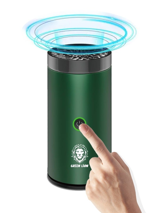 Smart Bakhour Rechargeable Electric Car Incense Burner / Small Size / Quiet - Green