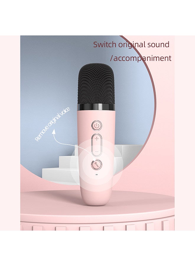 Mini Karaoke Machine BT Karaoke Speaker with  Wireless Microphones for Adults & Kids Home Party