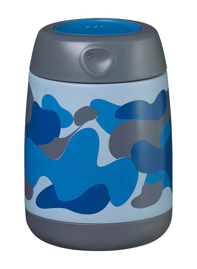 Toddler Insulated Food Jar Mini 210 ML, Blue Camo Print