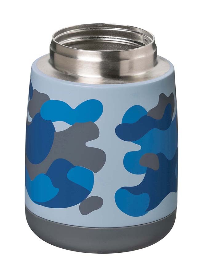 Toddler Insulated Food Jar Mini 210 ML, Blue Camo Print