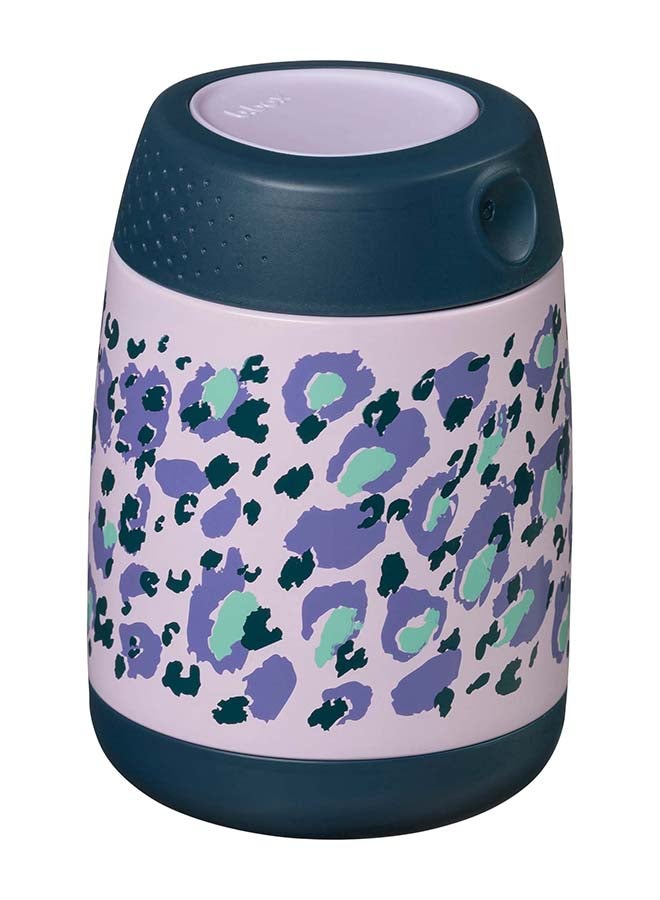 Toddler Insulated Food Jar Mini 210 ML, Wild Indigo Print