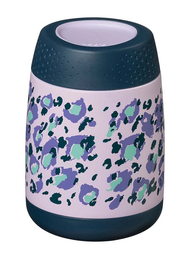 Toddler Insulated Food Jar Mini 210 ML, Wild Indigo Print