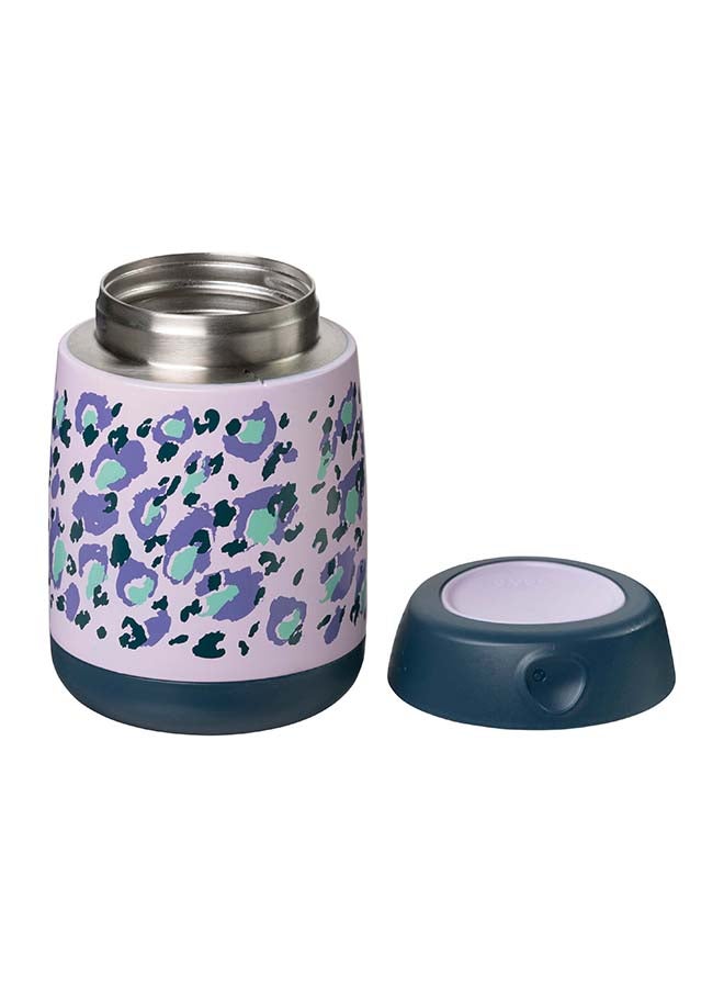 Toddler Insulated Food Jar Mini 210 ML, Wild Indigo Print