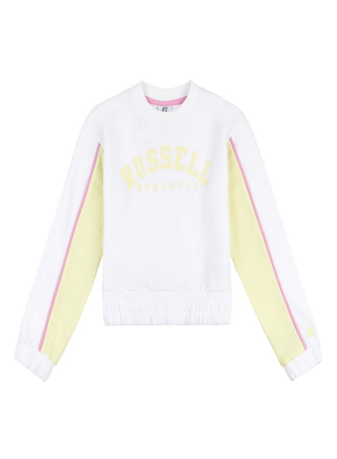 Russell Athletic Girls Crop Sweatshirt