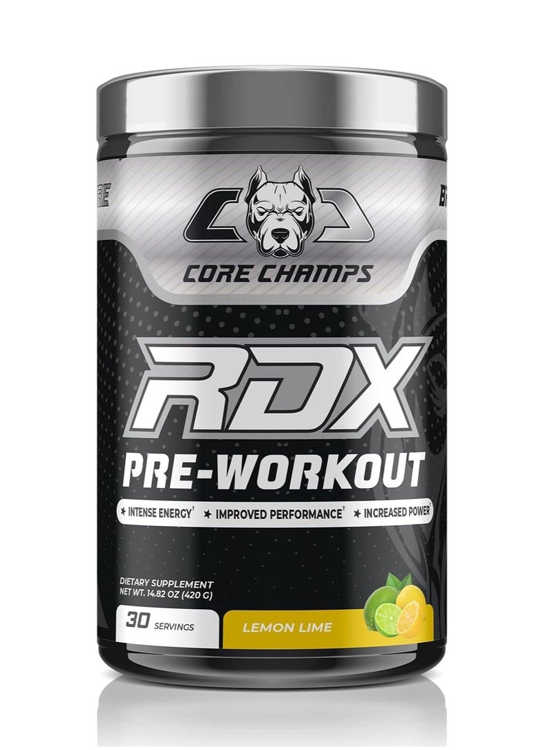 Core Champs RDX Pre-workout Lemon Lime Flavor 420g