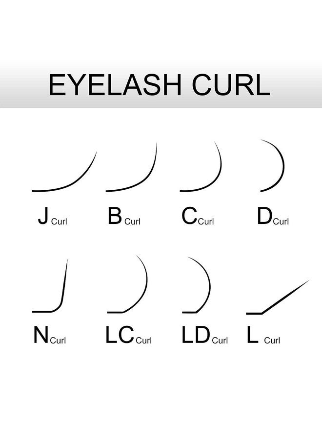 Eyelash Extensions Individual Lashes 0.07 N (M) Curl 715Mm Mix Faux Mink Classic Volume 16 Rows Soft Natural