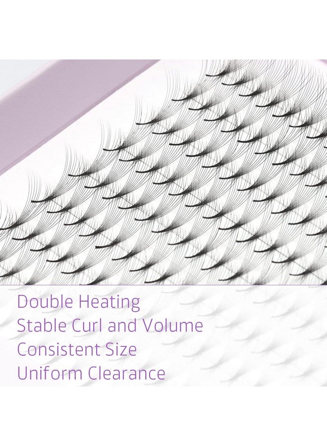 180 Fans Premade Fans Eyelash Extensions Thin Base 10D Stable D Curl Pointy Base Premade Lash Extensions Fans Pre Fanned Volume Lash Extensions (10D 0.07 D 814Mm)