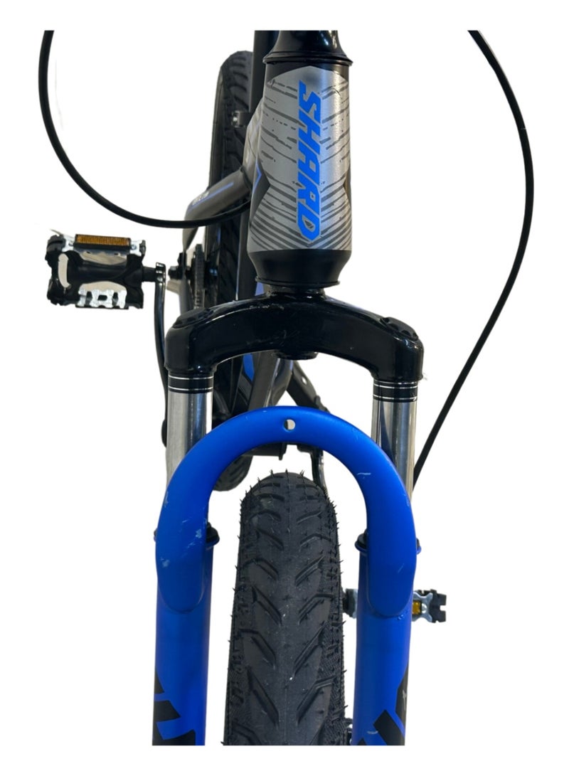 Shard Great Mountain bike 20 inches single speed Blue/black