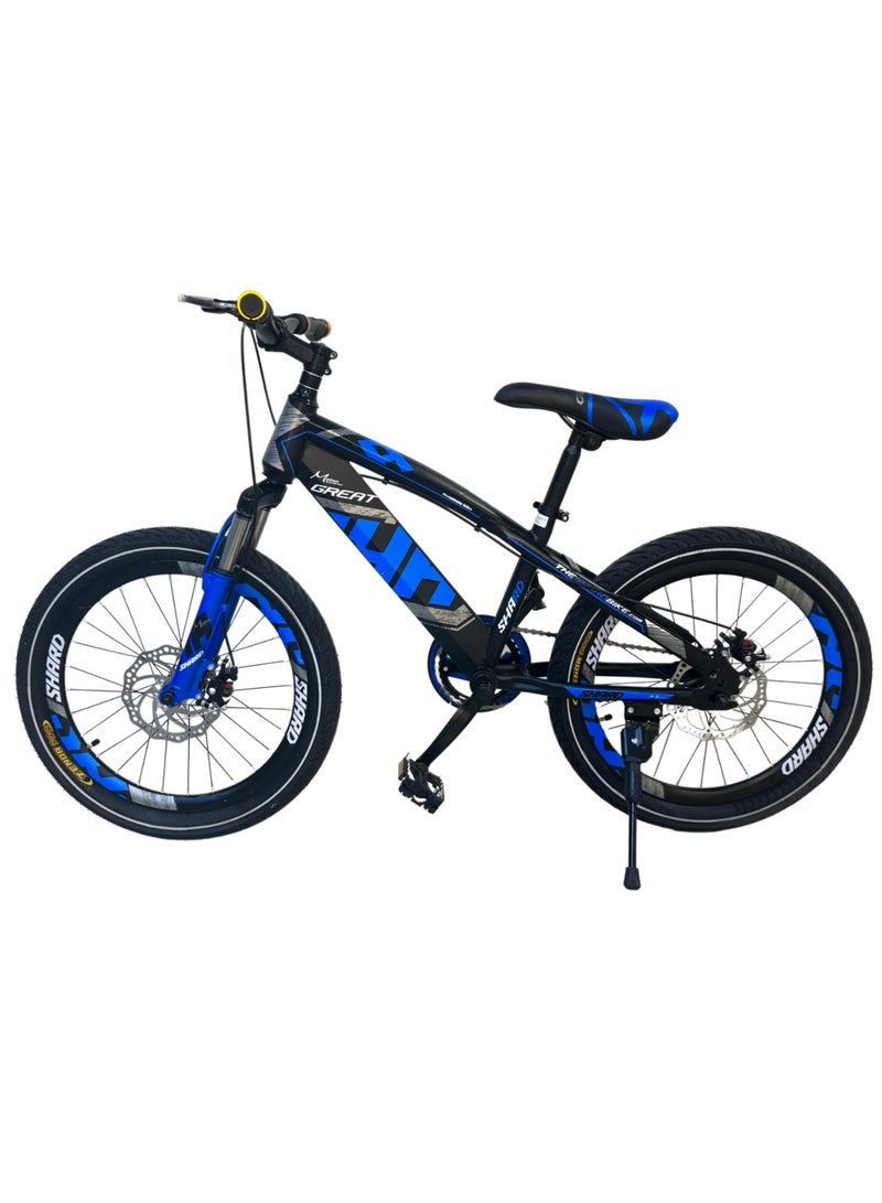 Shard Great Mountain bike 20 inches single speed Blue/black