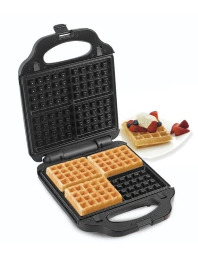 Sokany Waffle Maker Multifunctional Electric Mini Waffle BBQ Grilling Machine, Cool Touch Handle, Electric Waffle Maker Compact and Easy to Clean, for Kitchen (SK-813)