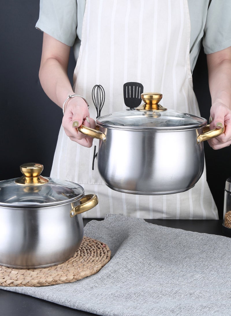 8 Piece Stainless steel Cookware Set