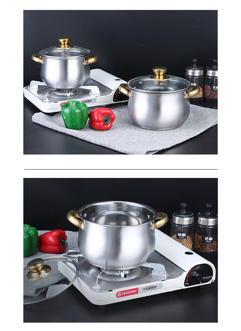 8 Piece Stainless steel Cookware Set