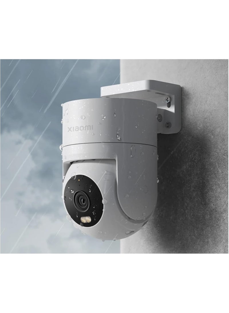 Outdoor Camera CW300 EU | 2.5K Ultra-Xlear Picture Quality 4MP | IP66 Water And Dust Resistant | AI Human Tracking | Two-Way Intercom | White