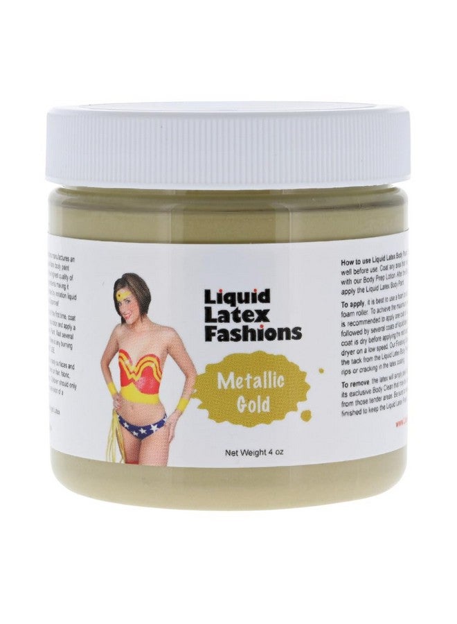 Gold Liquid Latex 4Oz