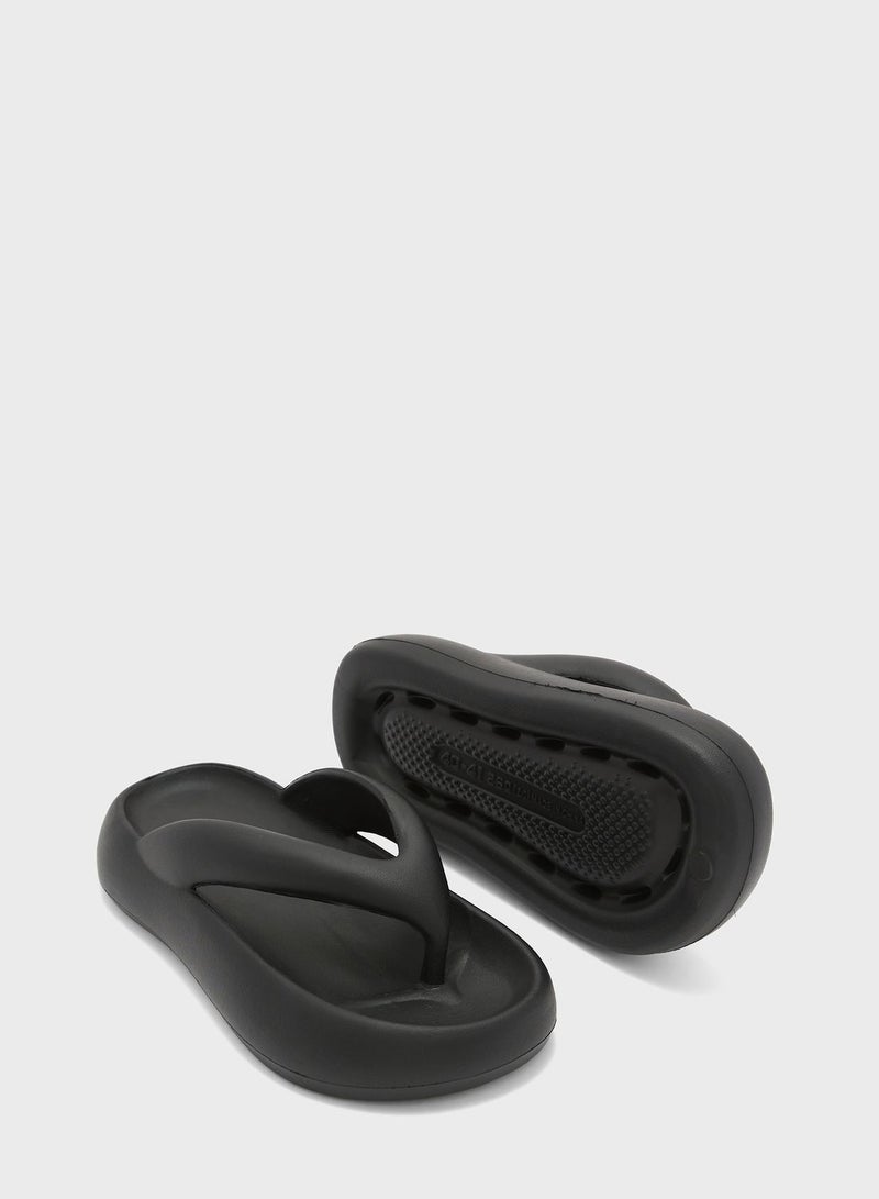 Platform Thong Slide