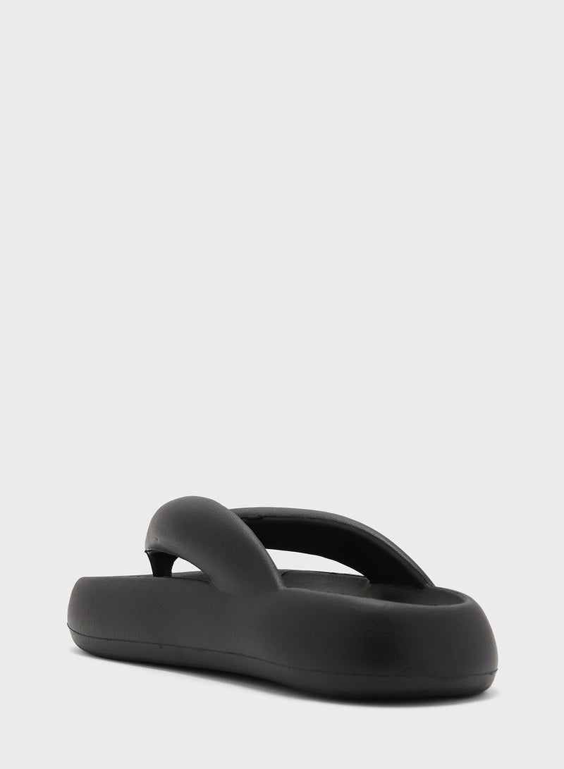 Platform Thong Slide