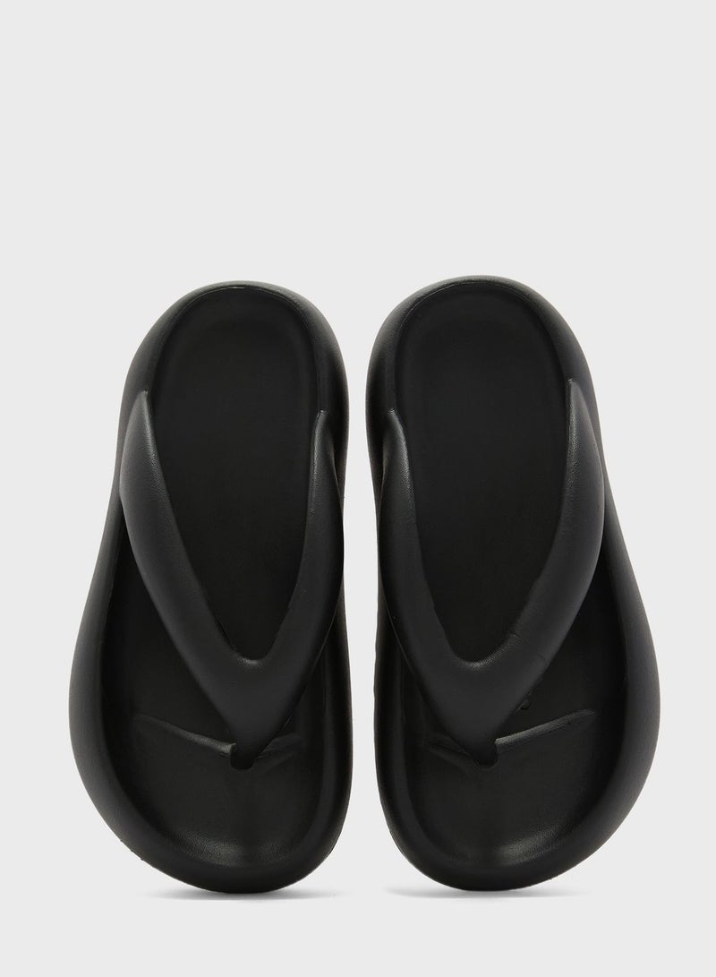 Platform Thong Slide