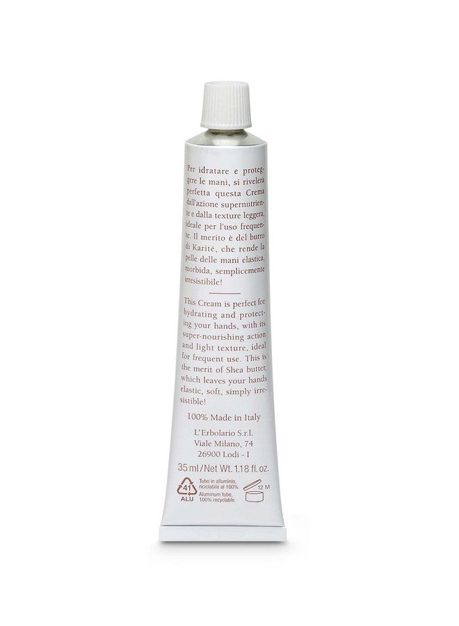 Shea Butter Nourishing Hand Cream Incredibly Revitalizing And Emollient Properties Softens And Hydrates Strengthens The Skin’S Barrier Protects From External Aggressors 1.18 Oz