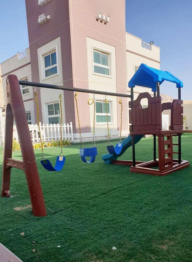 Baby Plastic House With Slide Toys Kids Indoor Games Playgrounds Playhouses Children Outdoor Swing Set