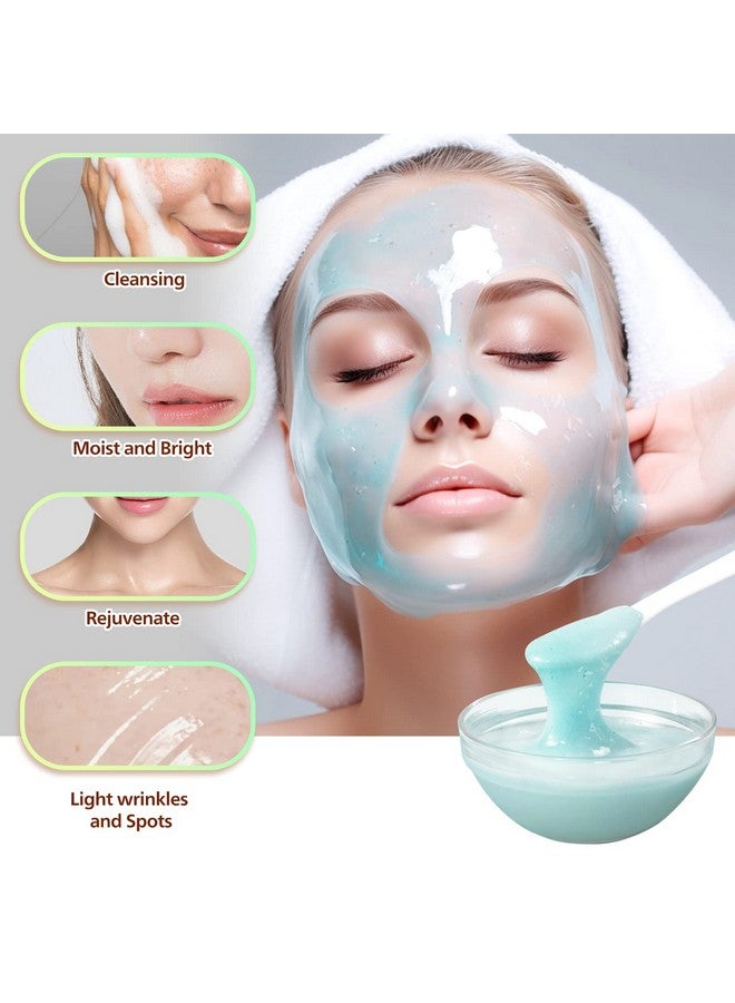 Aloe Vera Jelly Mask Diy Spa Home Face Maskpore Relief Peel Off Facial Maskremove Blackheadsdeep Clean Poresantiaginganti Acnemoisturizing Skinfor All Skin Type12 Packs/Box