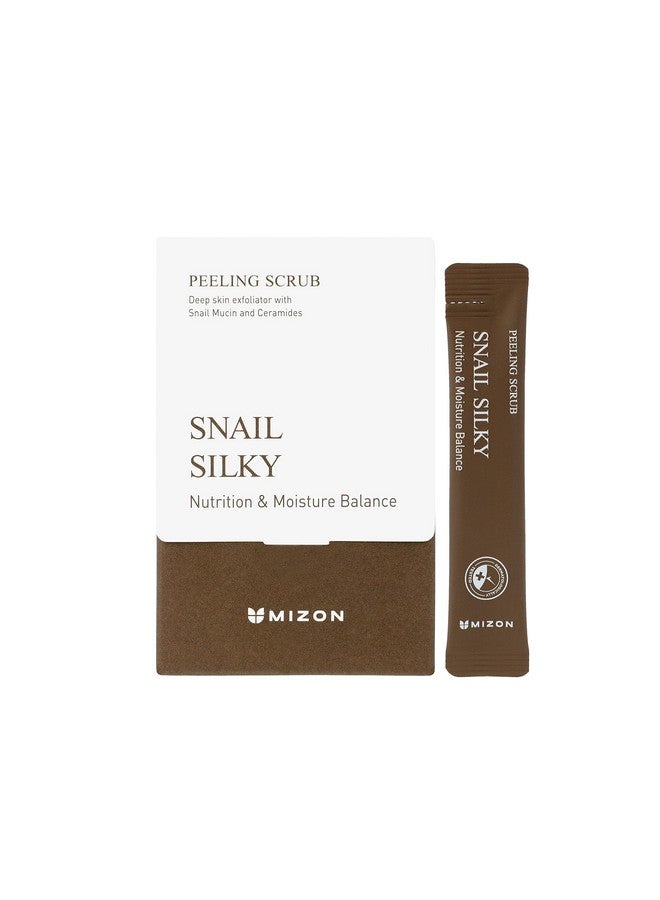 Peeling Scrubs With Snail Mucus Baking Powder And Ceramides Gentle Exfoliation And Nourishment. (40 Pouches / 7Oz)