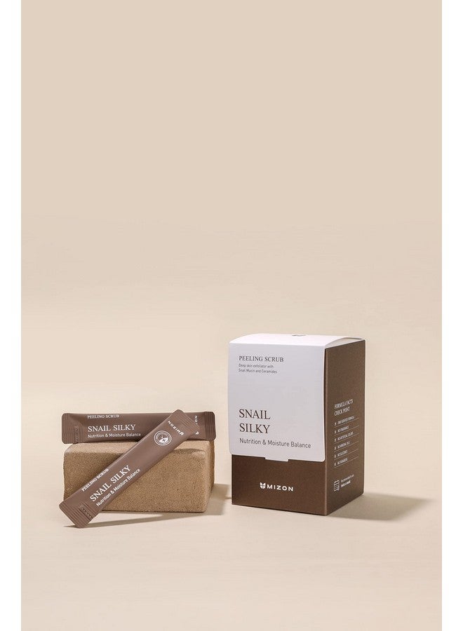 Peeling Scrubs With Snail Mucus Baking Powder And Ceramides Gentle Exfoliation And Nourishment. (40 Pouches / 7Oz)