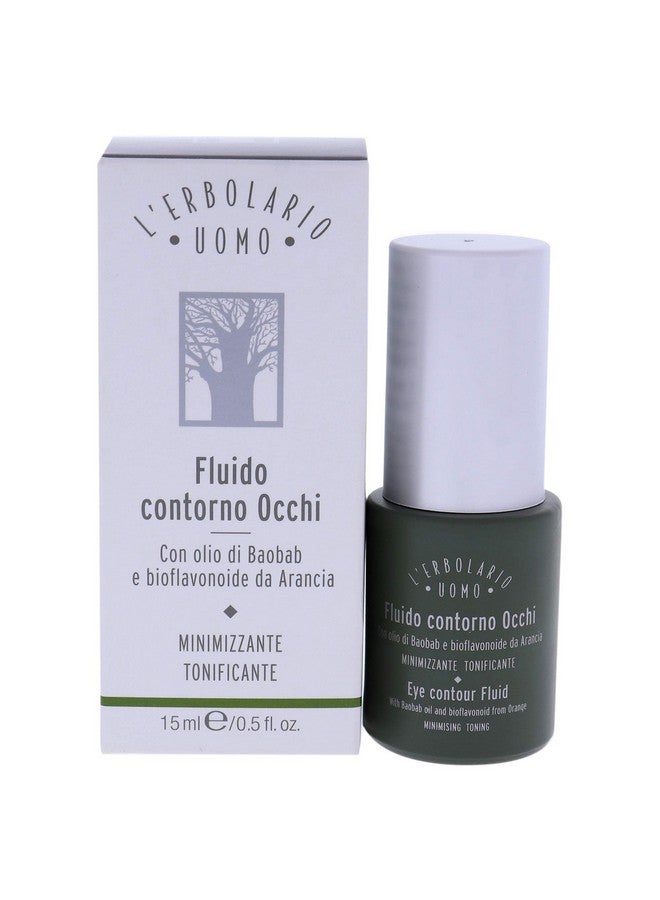 Baobab And Green Coffee Eye Contour Fluid Provides Longlasting Freshness And Tone To Skin Minimizes Sagging And Dark Circles Fastacting Face Serum Plant Powered Skincare 0.5 Oz