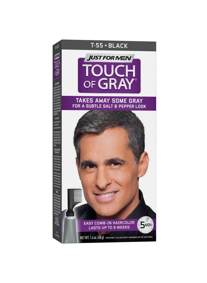 Touch Of Gray Men'S Hair Color Black