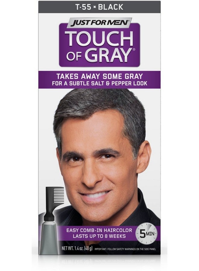 Touch Of Gray Men'S Hair Color Black