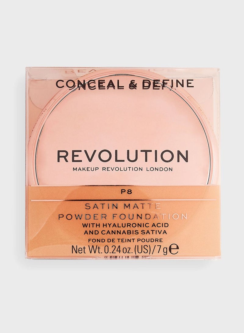 Revolution Conceal & Define Powder Foundation P8