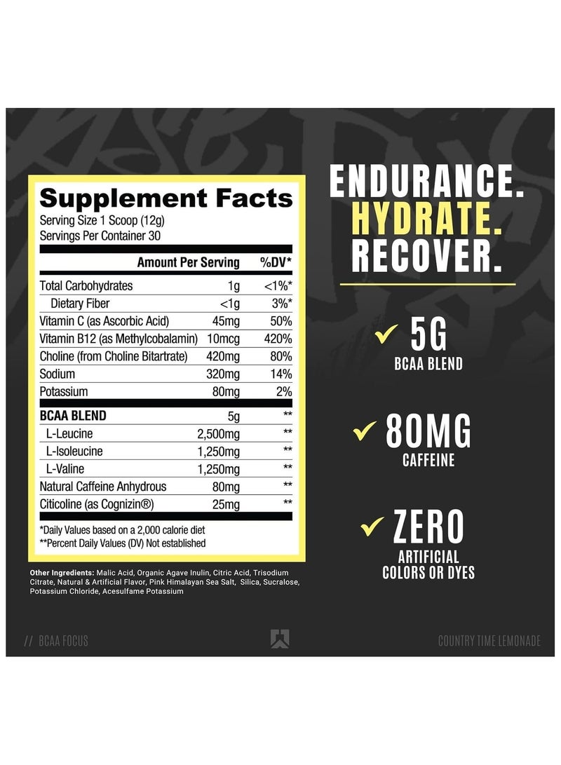 BCAA Focus, Lemonade Country Time, 30 Servings 360 g