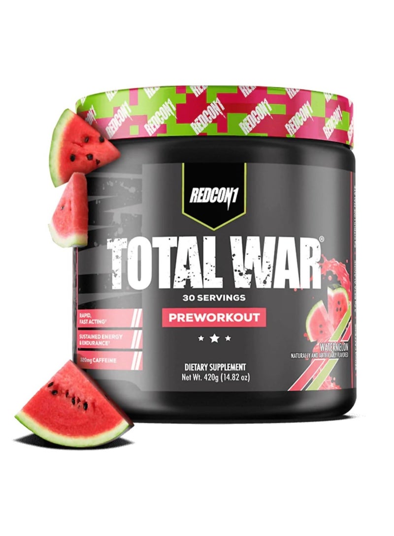 Total War Pre-Workout Watermelon Flavor 30 Servings 420g