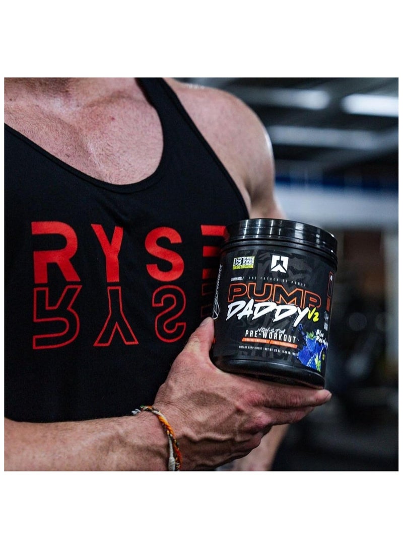 Pump Daddy V2 Non Stim Pre Workout, Blue Raspberry, 40 Servings
