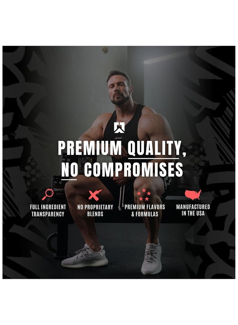 Pump Daddy V2 Non Stim Pre Workout, Blue Raspberry, 40 Servings