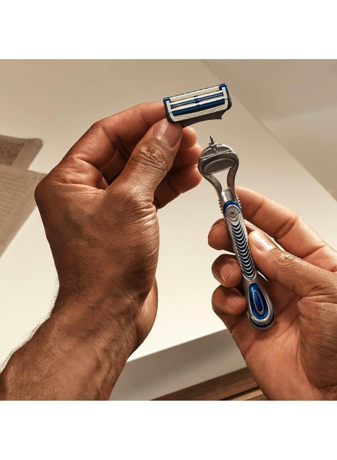 Skinguard Sensitive: Dual Lubrastrip Razor for Comfortable Shaving on Sensitive Skin 2+1