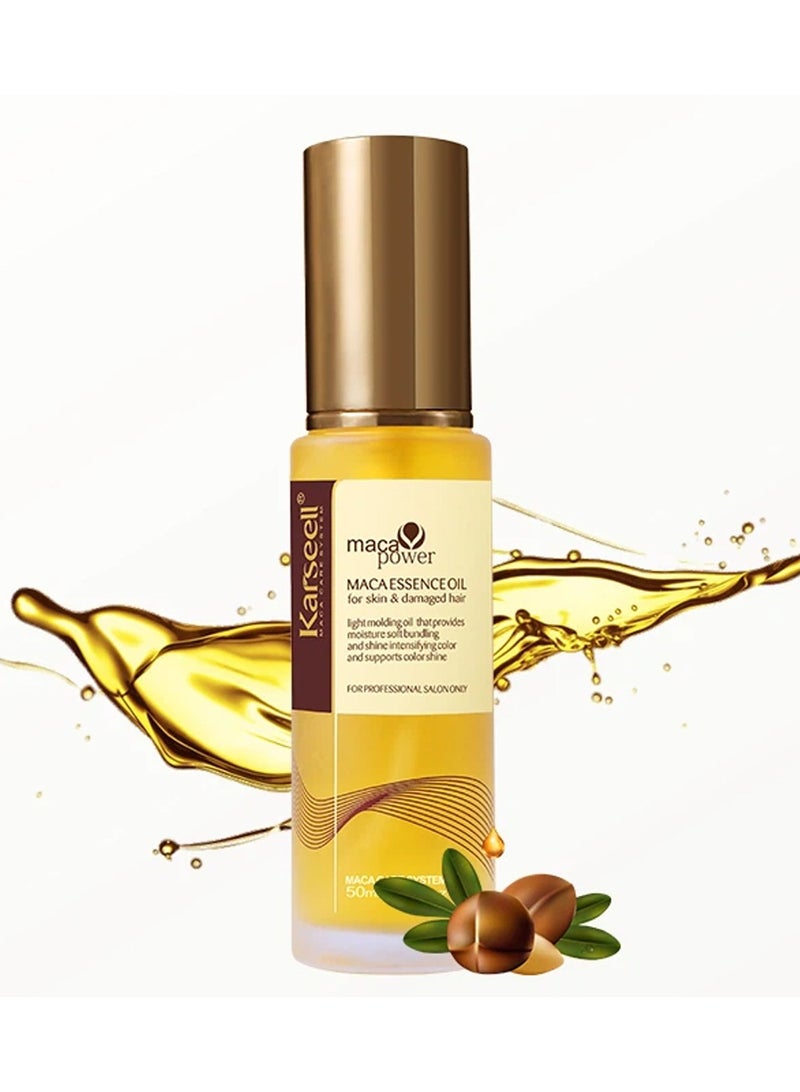 Karseell Moroccan Argan Oil for Hair Healing Cold Pressed Weightless Serum 50ML