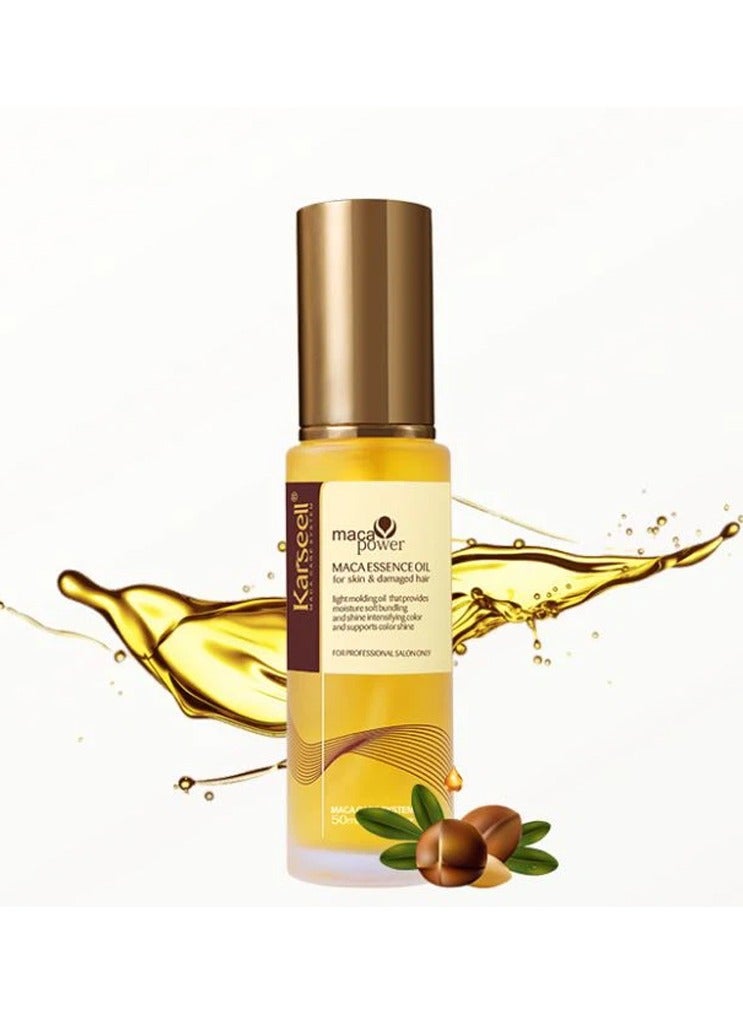 Moroccan Argan Oil for Hair Healing Cold Pressed Weightless Argan Oil Hair Oil for Dry Damaged Hair All Hair Type 50ml