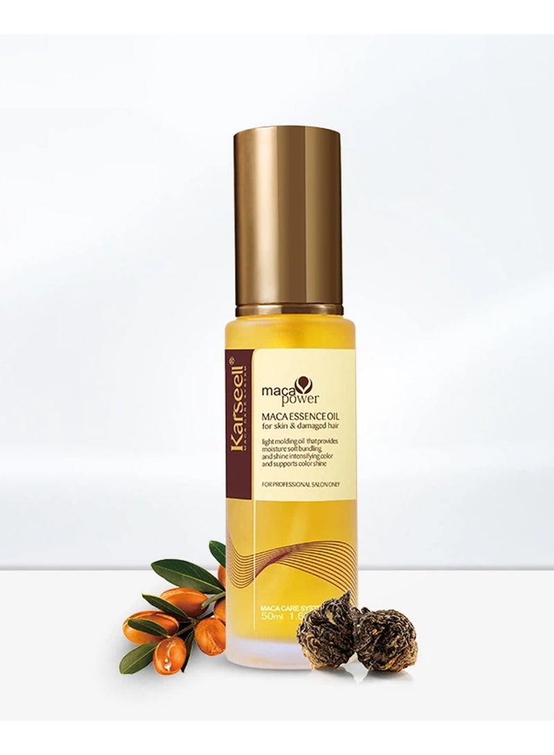 Moroccan Argan Oil for Hair Healing Cold Pressed Weightless Argan Oil Hair Oil for Dry Damaged Hair All Hair Type 50ml