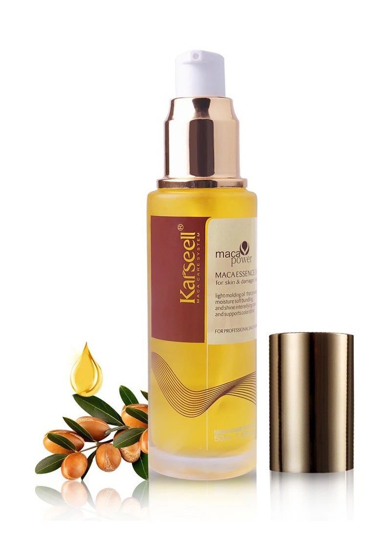 Karseell Moroccan Argan Oil for Hair Healing Cold Pressed Weightless Serum 50ML