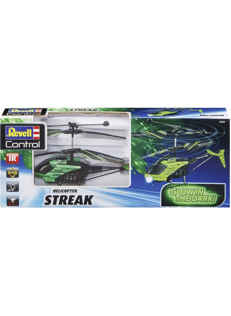 Revell Control Indoor Helicopter Glow Streak I Glow in The Dark