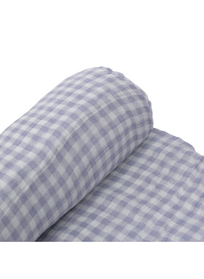 Deluxe Swaddle - Lavender Gingham