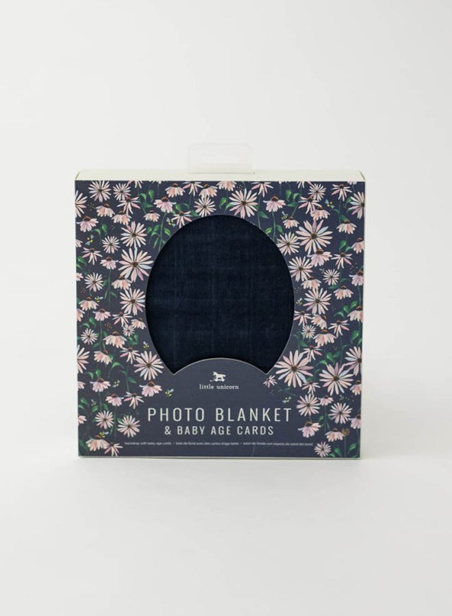 Photo Blanket - Dark Cone Flower