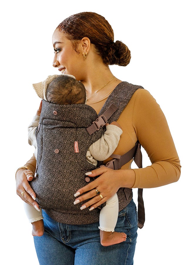 4-In-1 Flip Convertible Baby Carrier -  Leopard