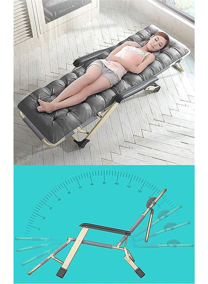 Outdoor folding reclining beach sun chaise leisure lounge lounger bed chair moon chair camping outdoor activities