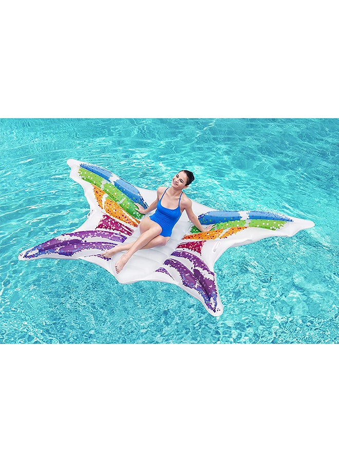 Float'N Fashion Rainbow Butterfly Pool Float 43261 2.94x1.93meter 2.94x1.93meter