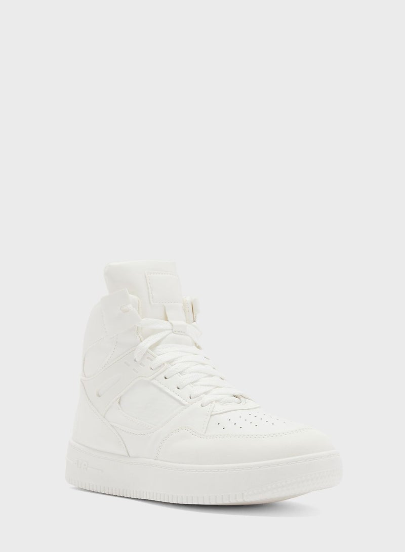 Chunky Lace Up High Top Sneaker