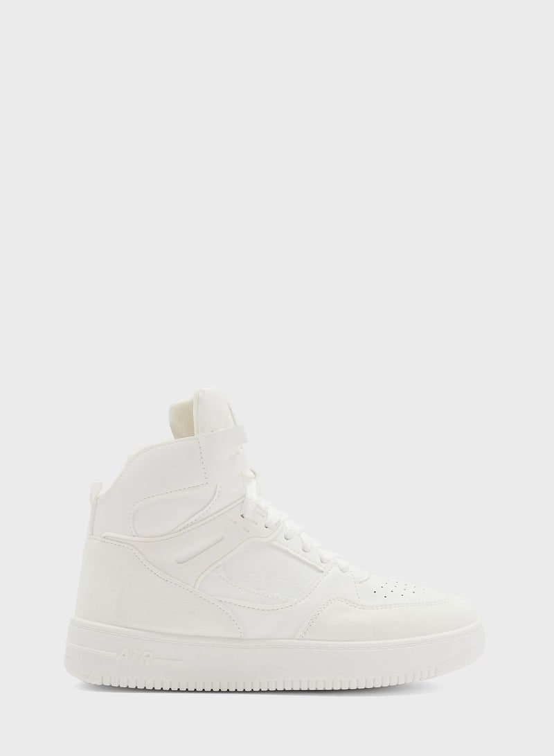 Chunky Lace Up High Top Sneaker