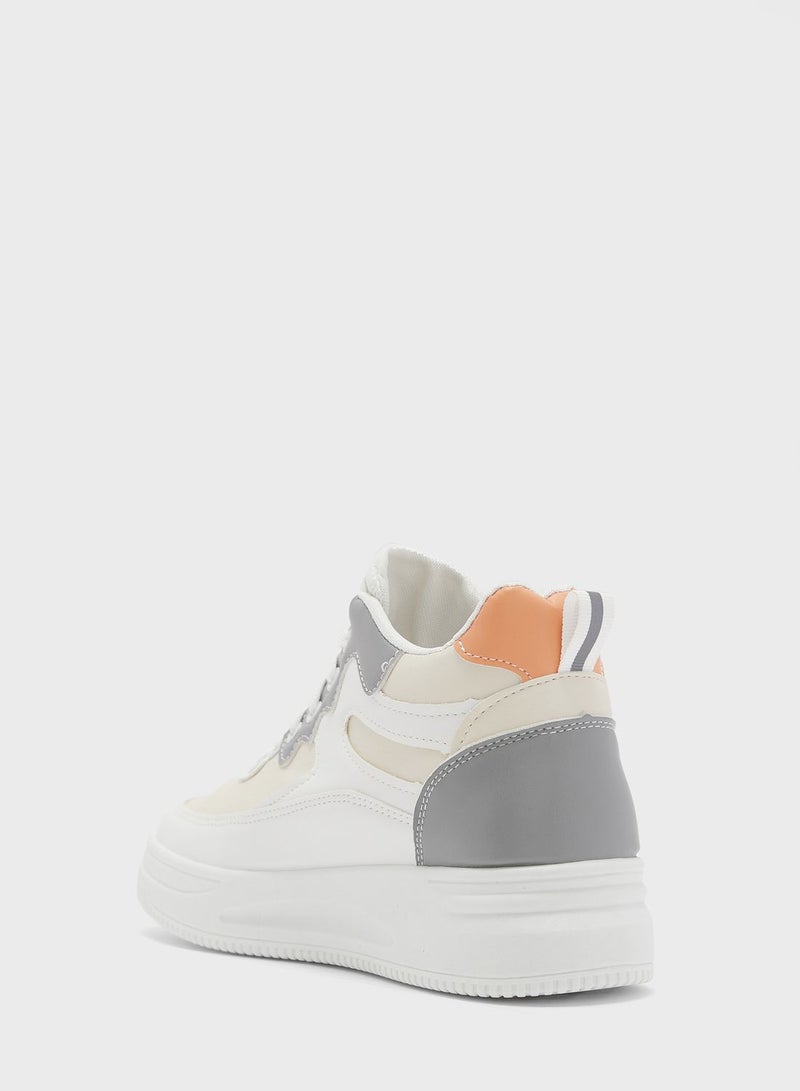 Colorblock High Top Sneaker