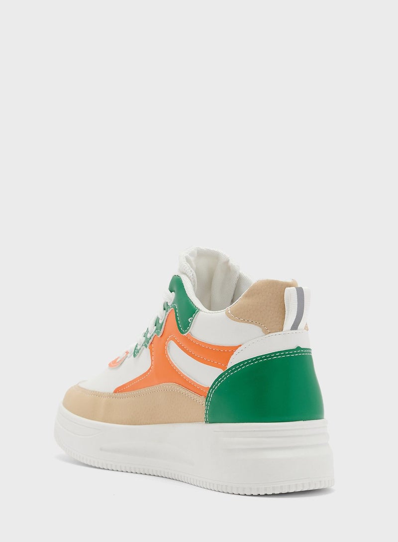 Colorblock High Top Sneaker