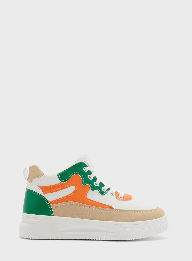 Colorblock High Top Sneaker